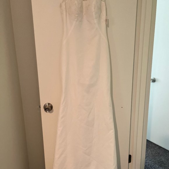 LM Collection Dresses & Skirts - NWT LM Collection White Wedding Dress Size 8